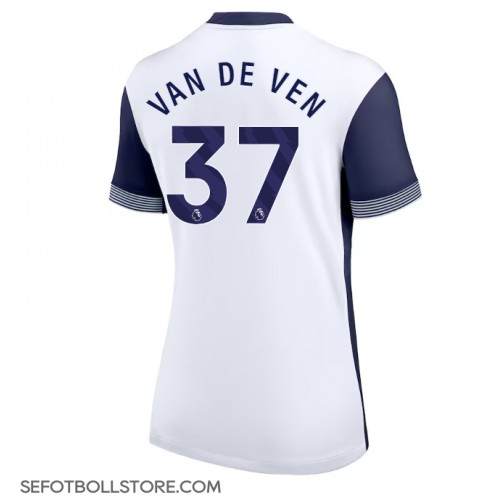 Tottenham Hotspur Micky van de Ven #37 Replika Hemmatröja Dam 2024-25 Kortärmad